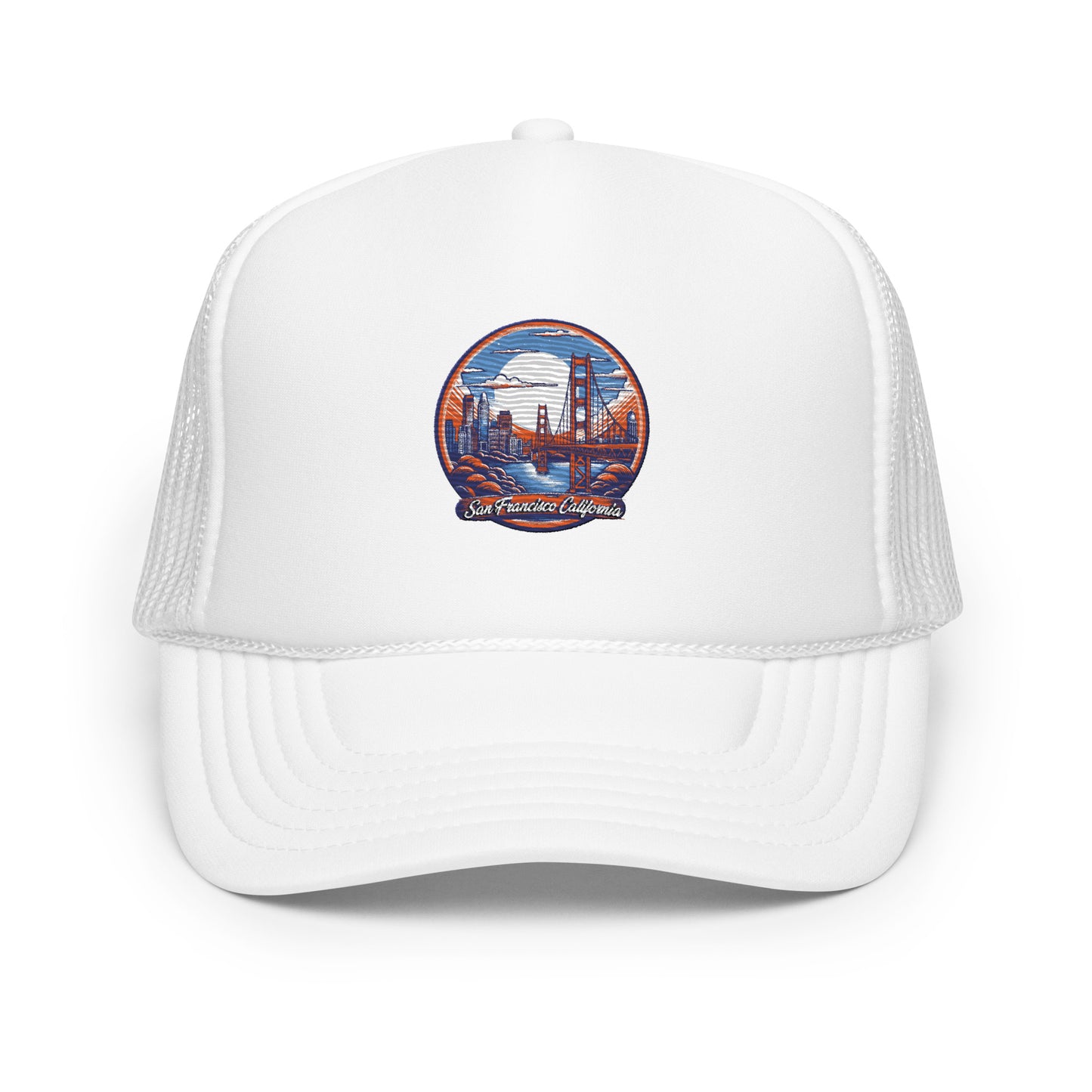 San Francisco California Souvenir Foam trucker hat