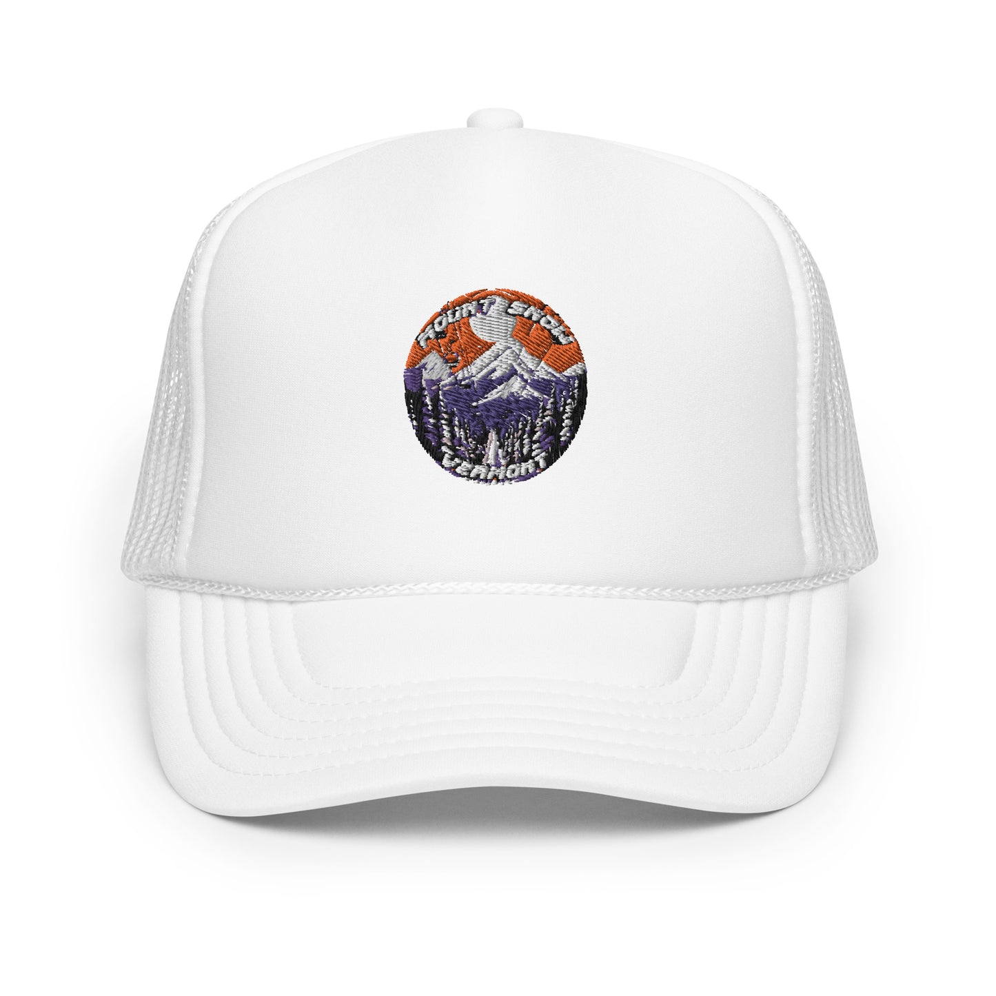 Mount Snow Vermont Souvenir Foam trucker hat