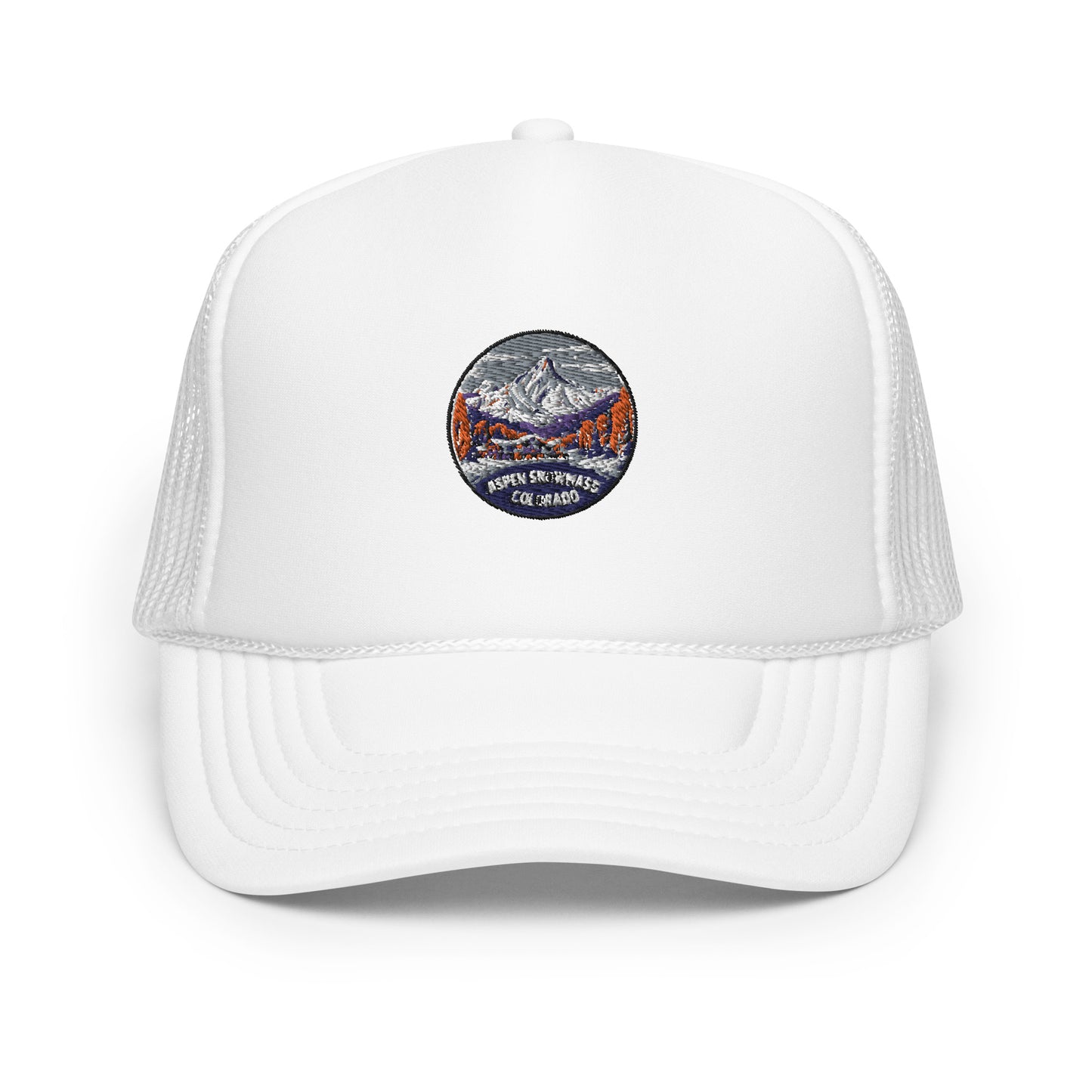 Aspen Snowmass Colorado Souvenir Foam trucker hat