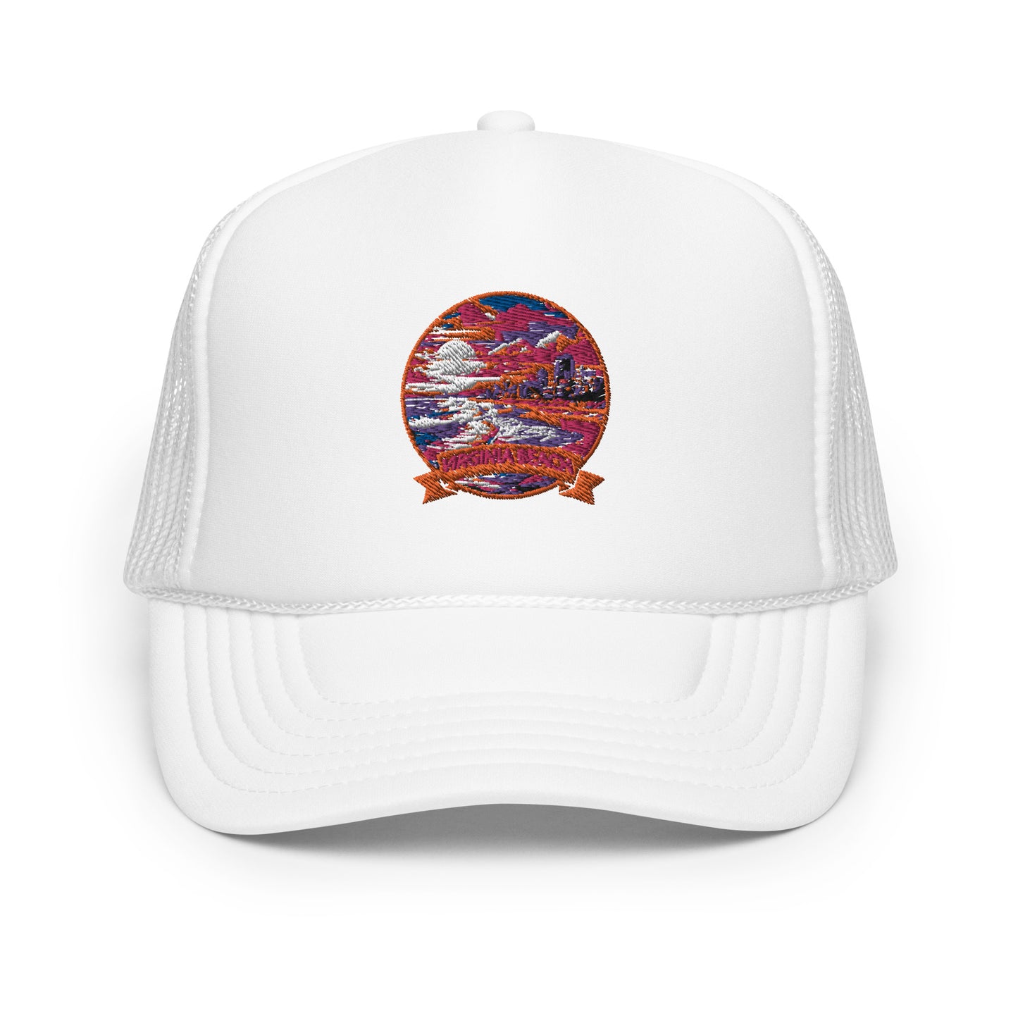 Virginia Beach Virginia Souvenir Foam trucker hat