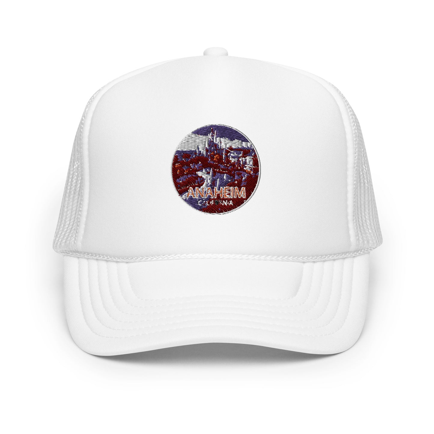 Anaheim California Souvenir Foam trucker hat