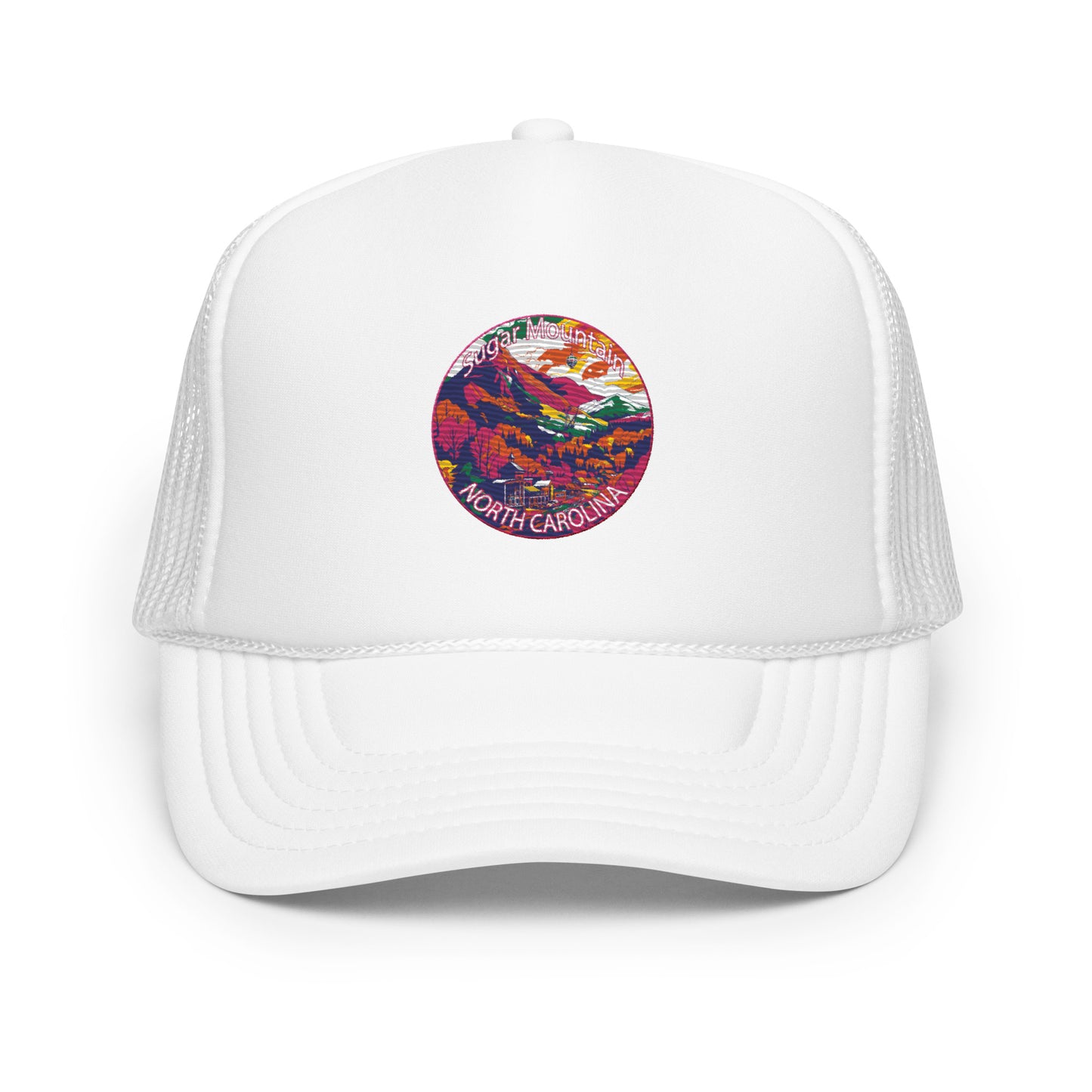 Sugar Mountain North Carolina Souvenir Foam trucker hat