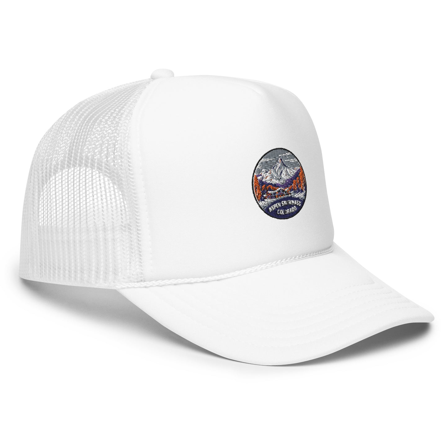 Aspen Snowmass Colorado Souvenir Foam trucker hat