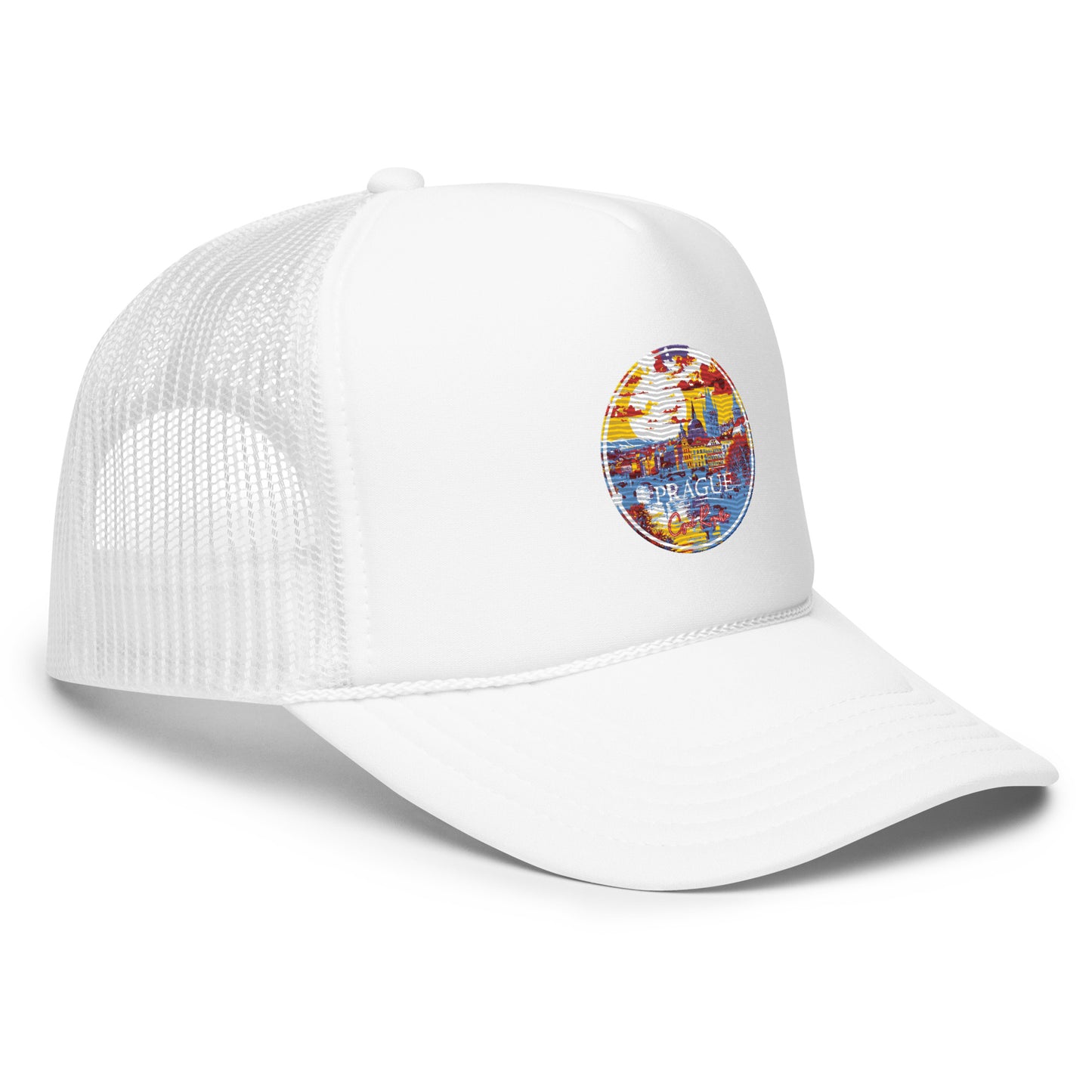 Prague Czech Republic Souvenir Foam trucker hat