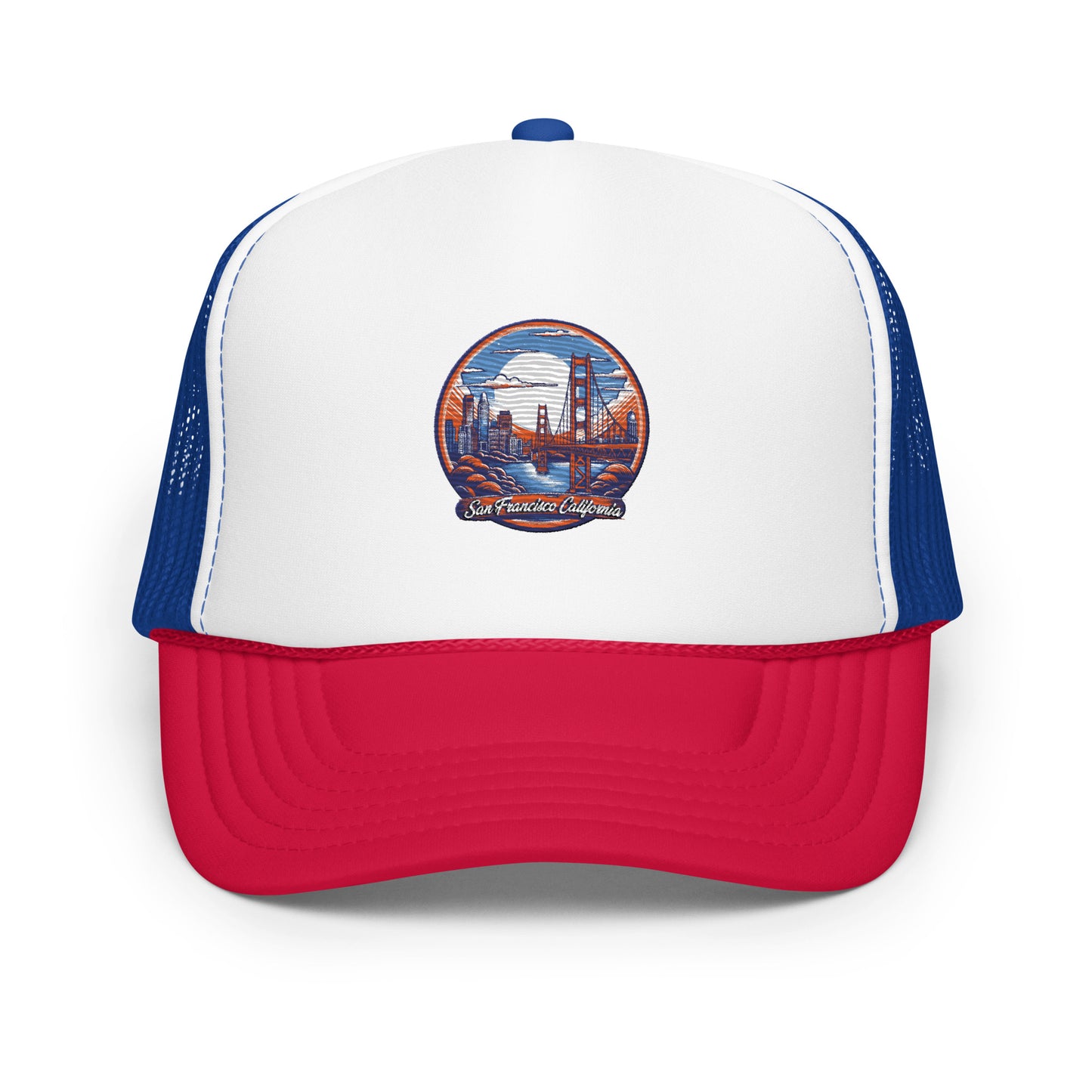 San Francisco California Souvenir Foam trucker hat