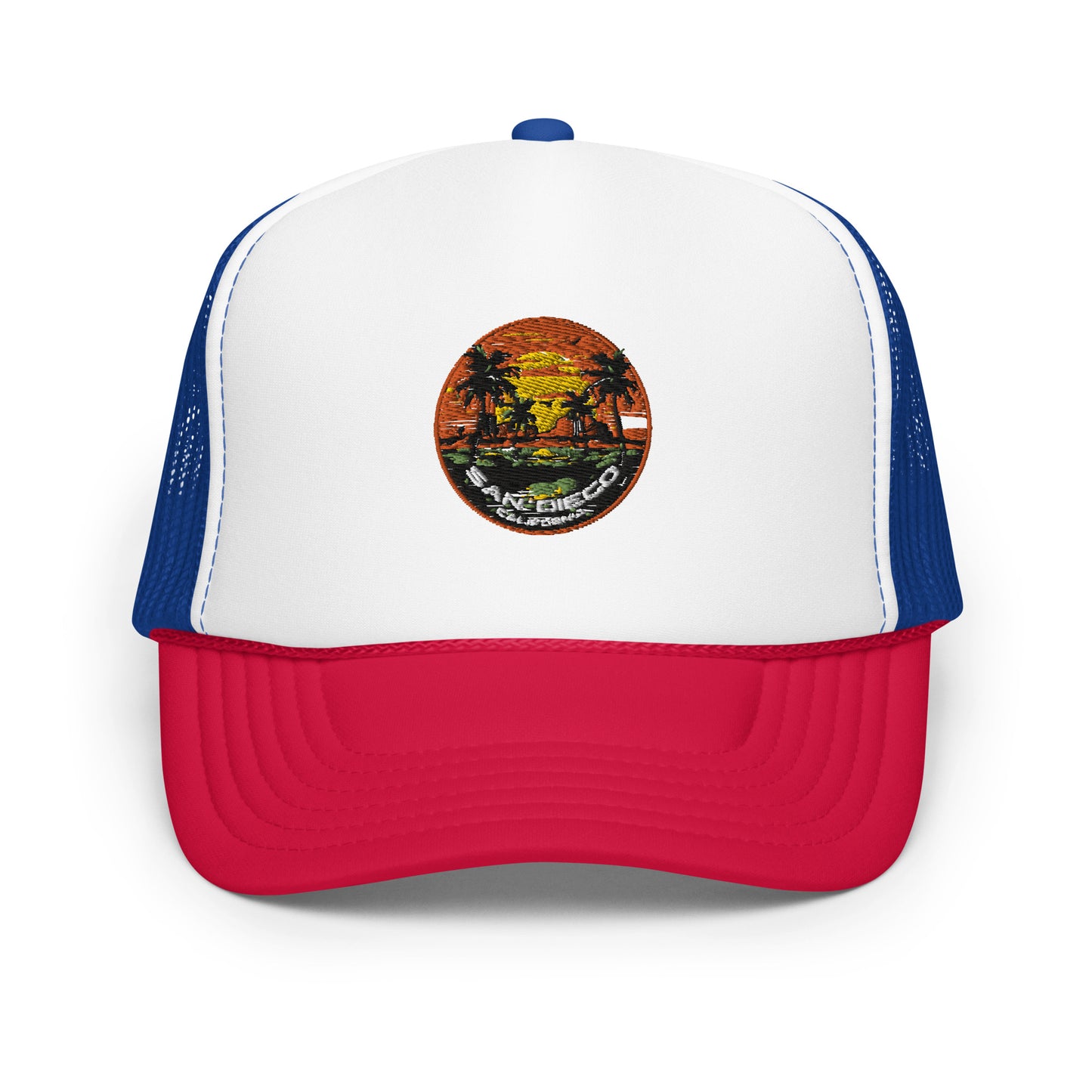 San Diego California Souvenir Foam trucker hat