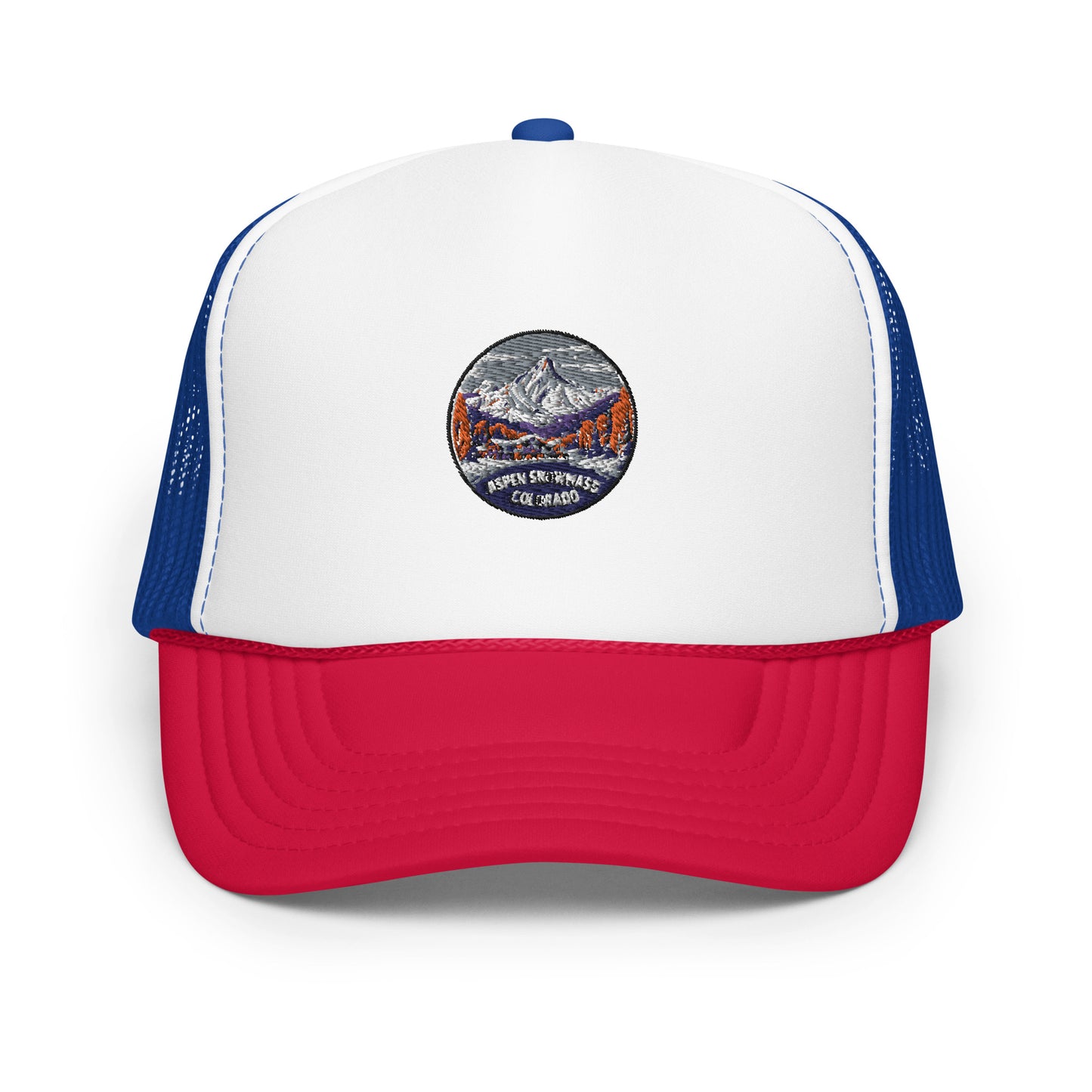 Aspen Snowmass Colorado Souvenir Foam trucker hat