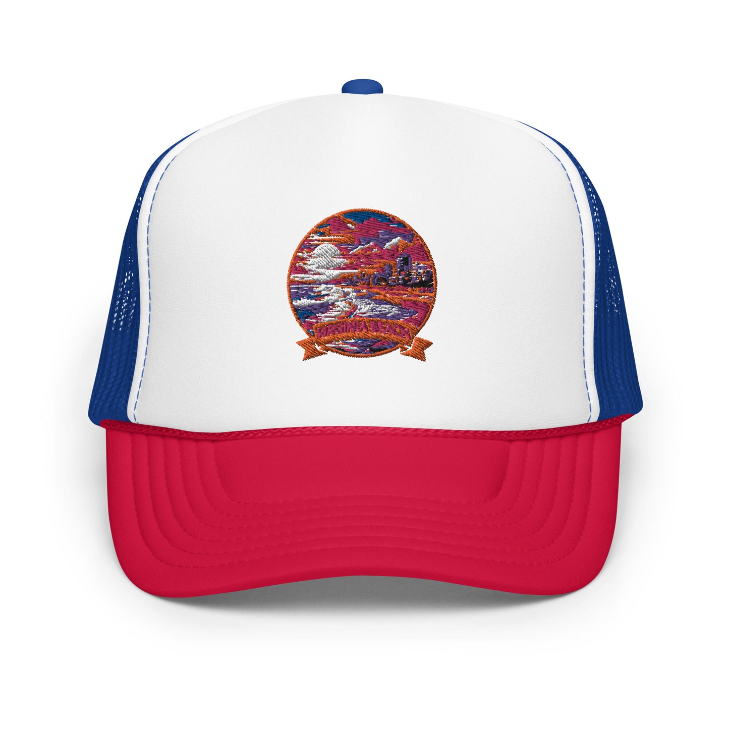 Virginia Beach Virginia Souvenir Foam trucker hat