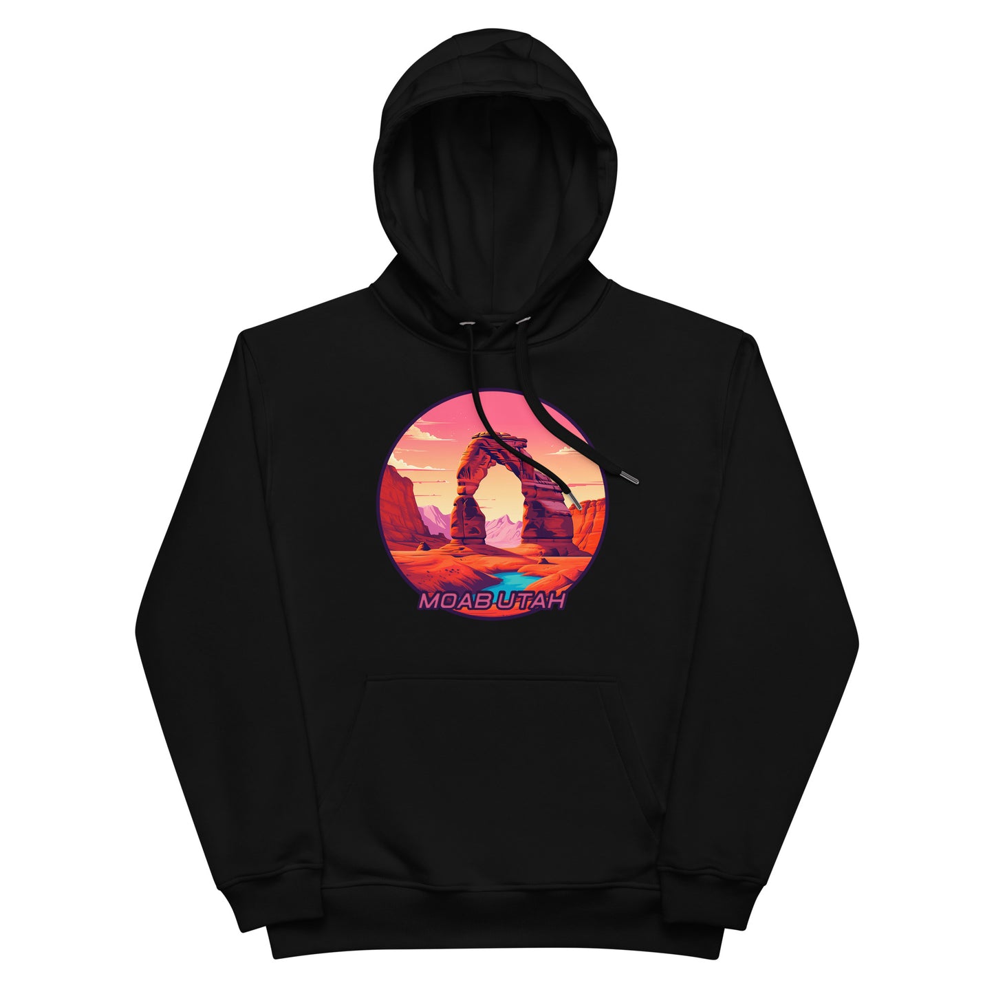 Moab Utah Souvenir Premium eco hoodie