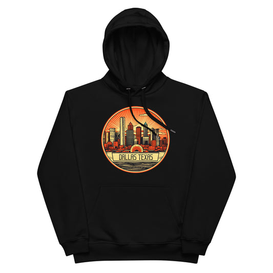 Dallas Texas Souvenir Premium eco hoodie