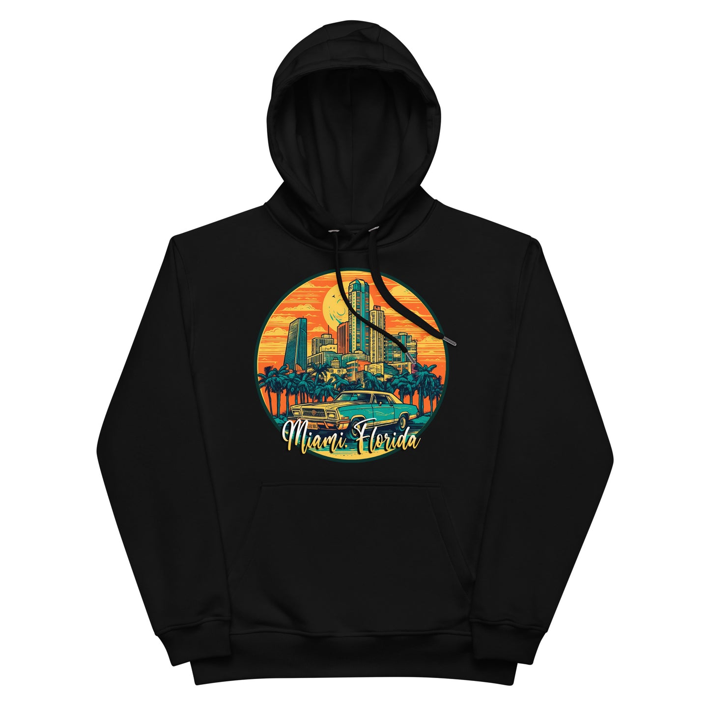 Miami Florida Souvenir Premium eco hoodie