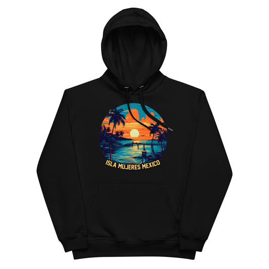 Isla Mujeres Mexico Souvenir Premium eco hoodie