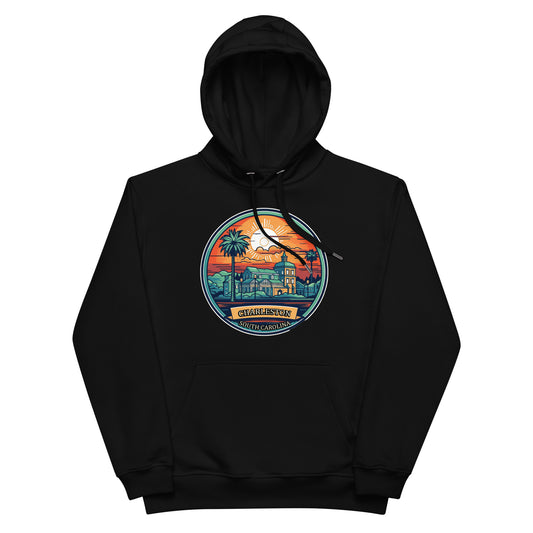 Charleston South Carolina Souvenir Premium eco hoodie