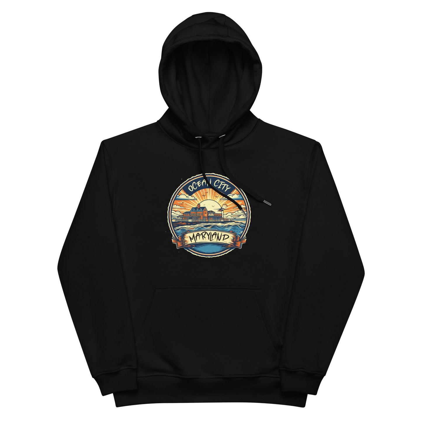 Ocean City Maryland Souvenir Premium eco hoodie