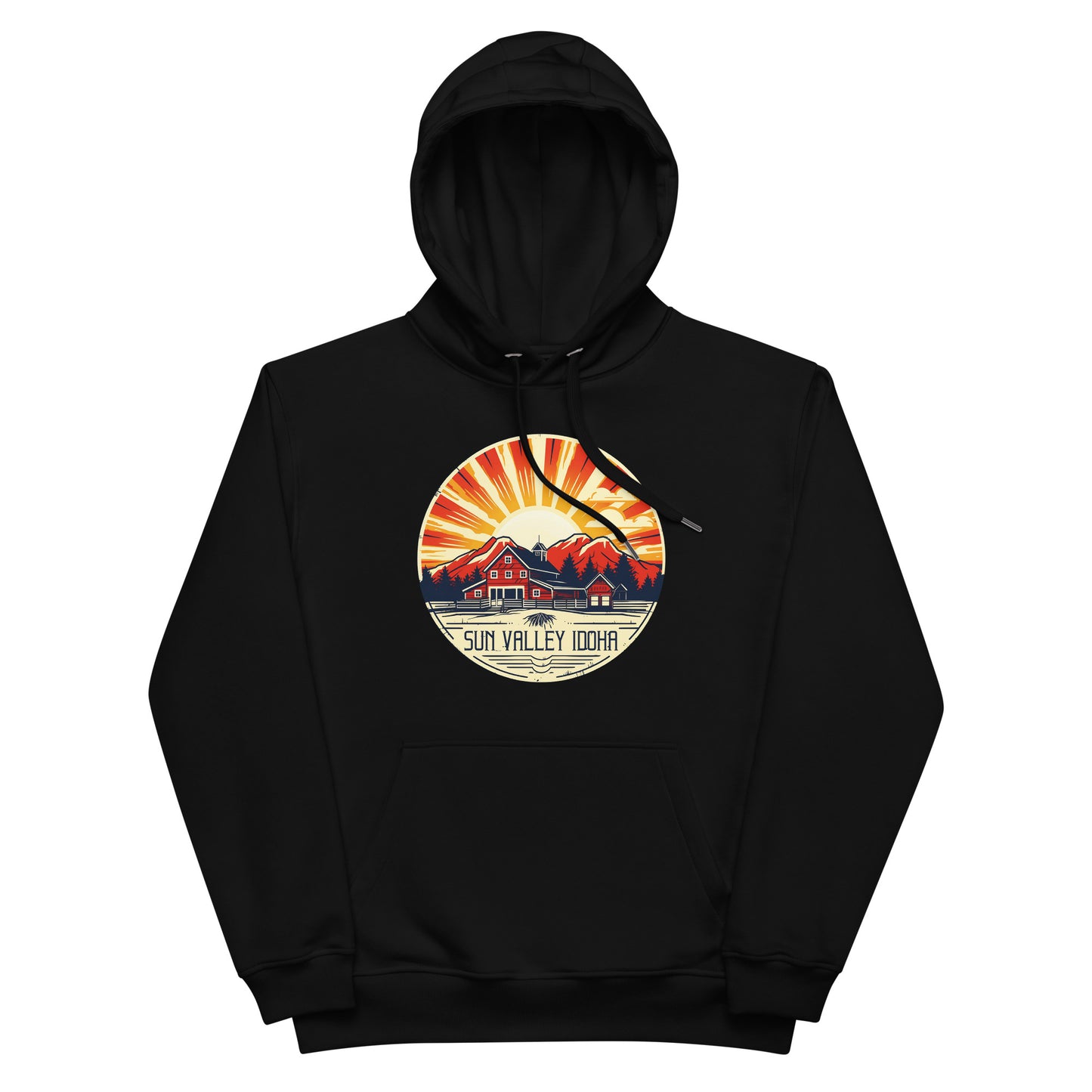 Sun Valley Idaho Souvenir Premium eco hoodie