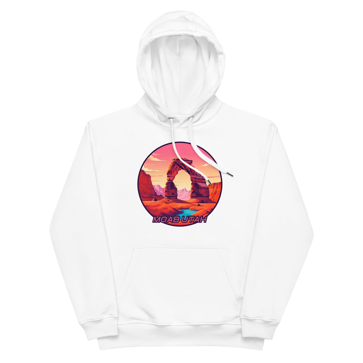 Moab Utah Souvenir Premium eco hoodie