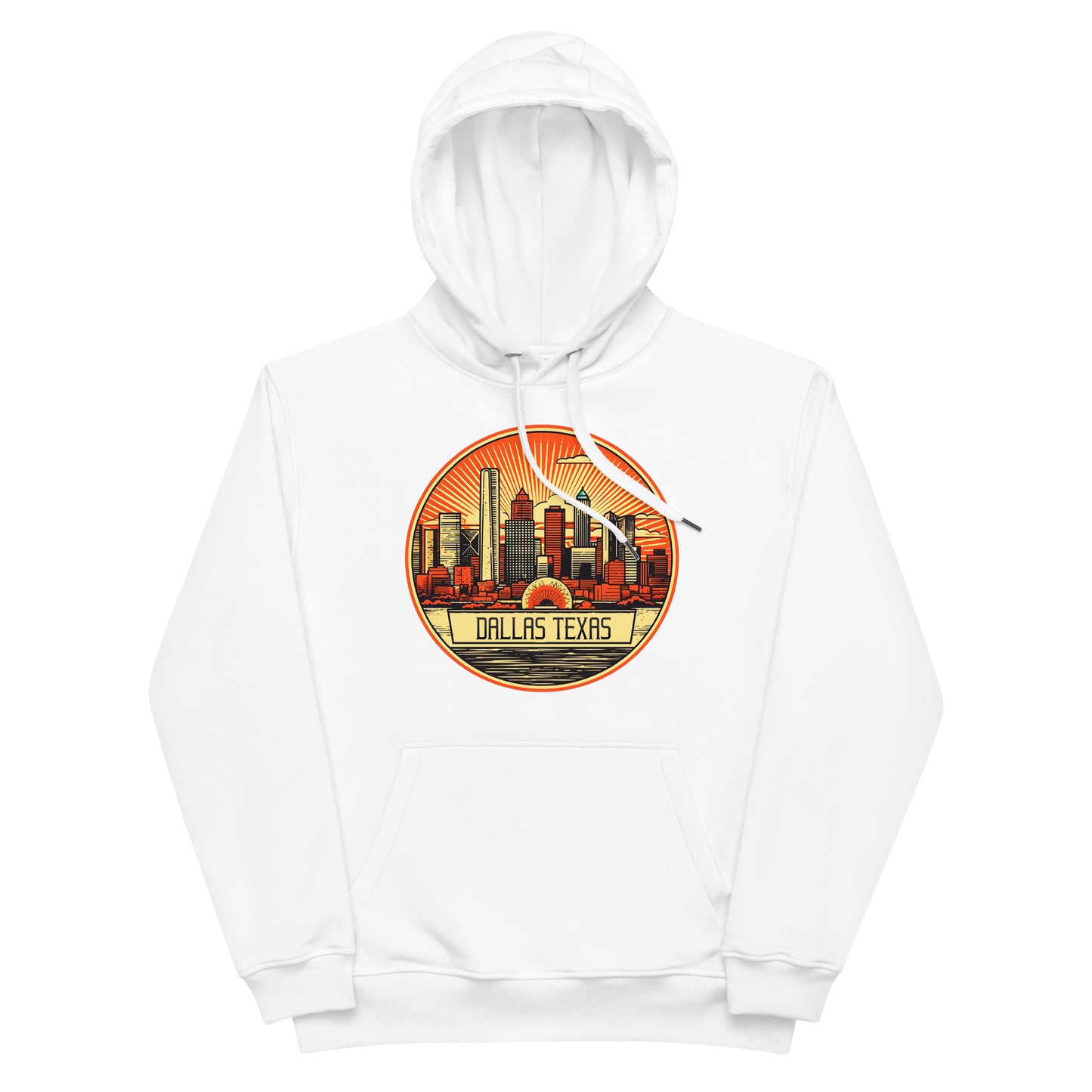 Dallas Texas Souvenir Premium eco hoodie