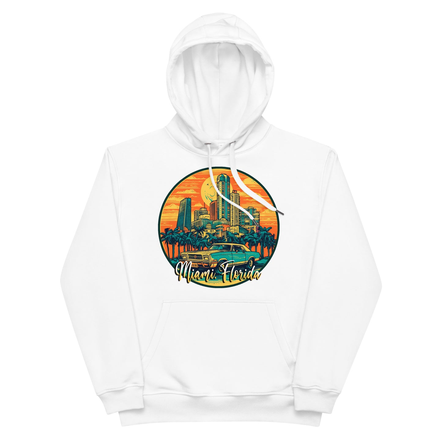 Miami Florida Souvenir Premium eco hoodie