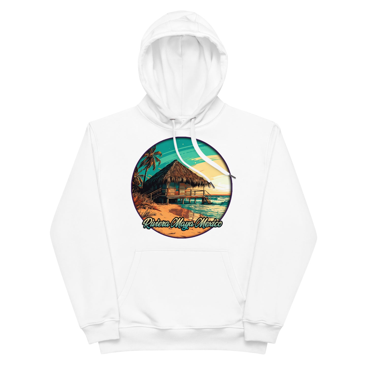 Riviera Maya Mexico Souvenir Premium eco hoodie