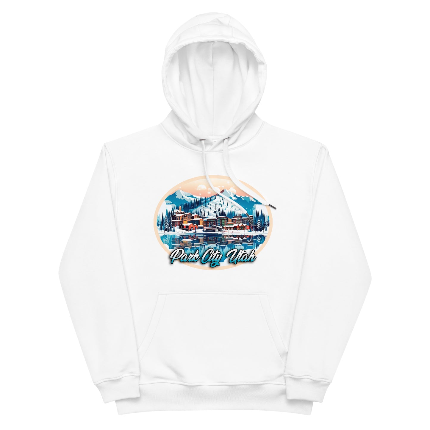 Park City Utah Souvenir Premium eco hoodie