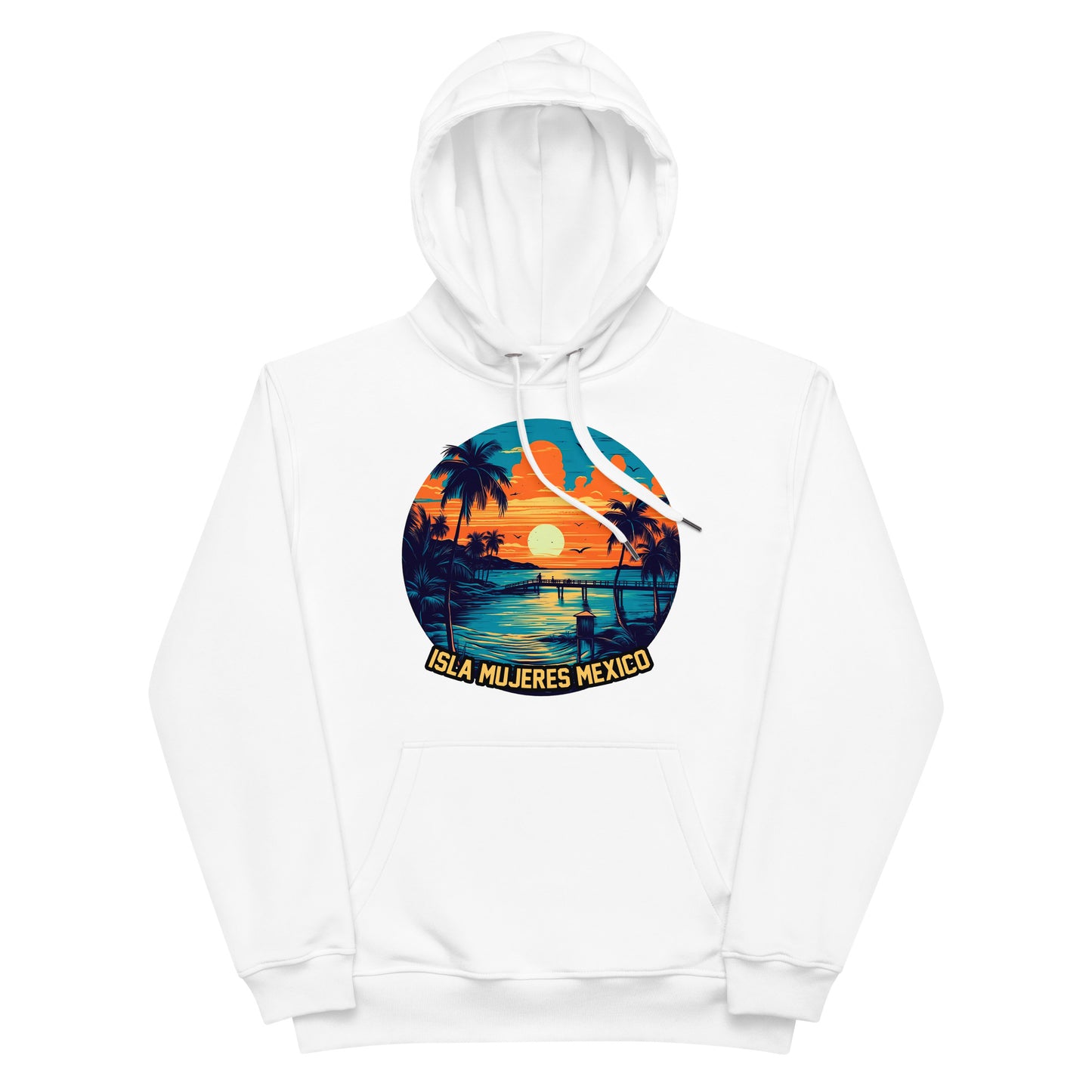 Isla Mujeres Mexico Souvenir Premium eco hoodie