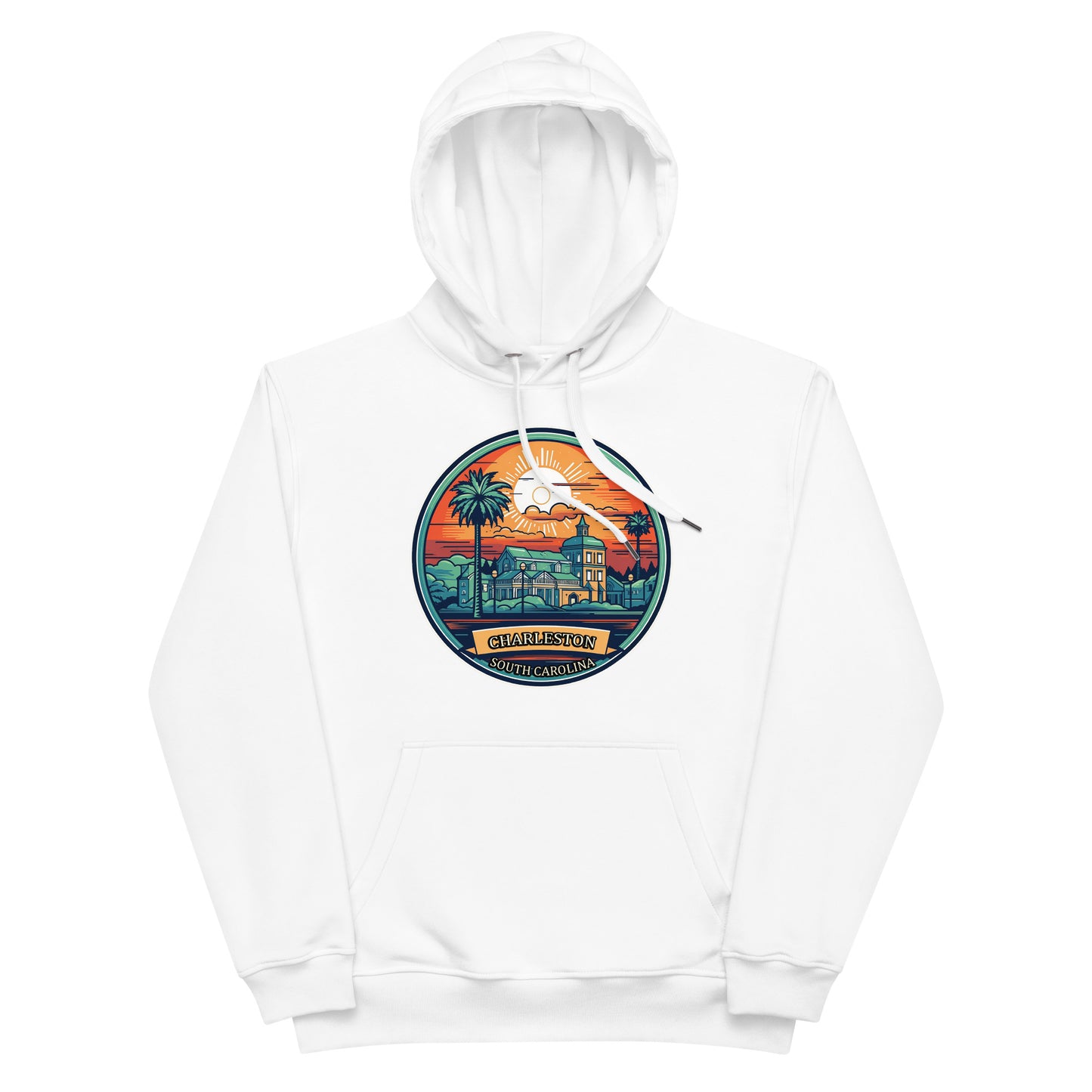 Charleston South Carolina Souvenir Premium eco hoodie