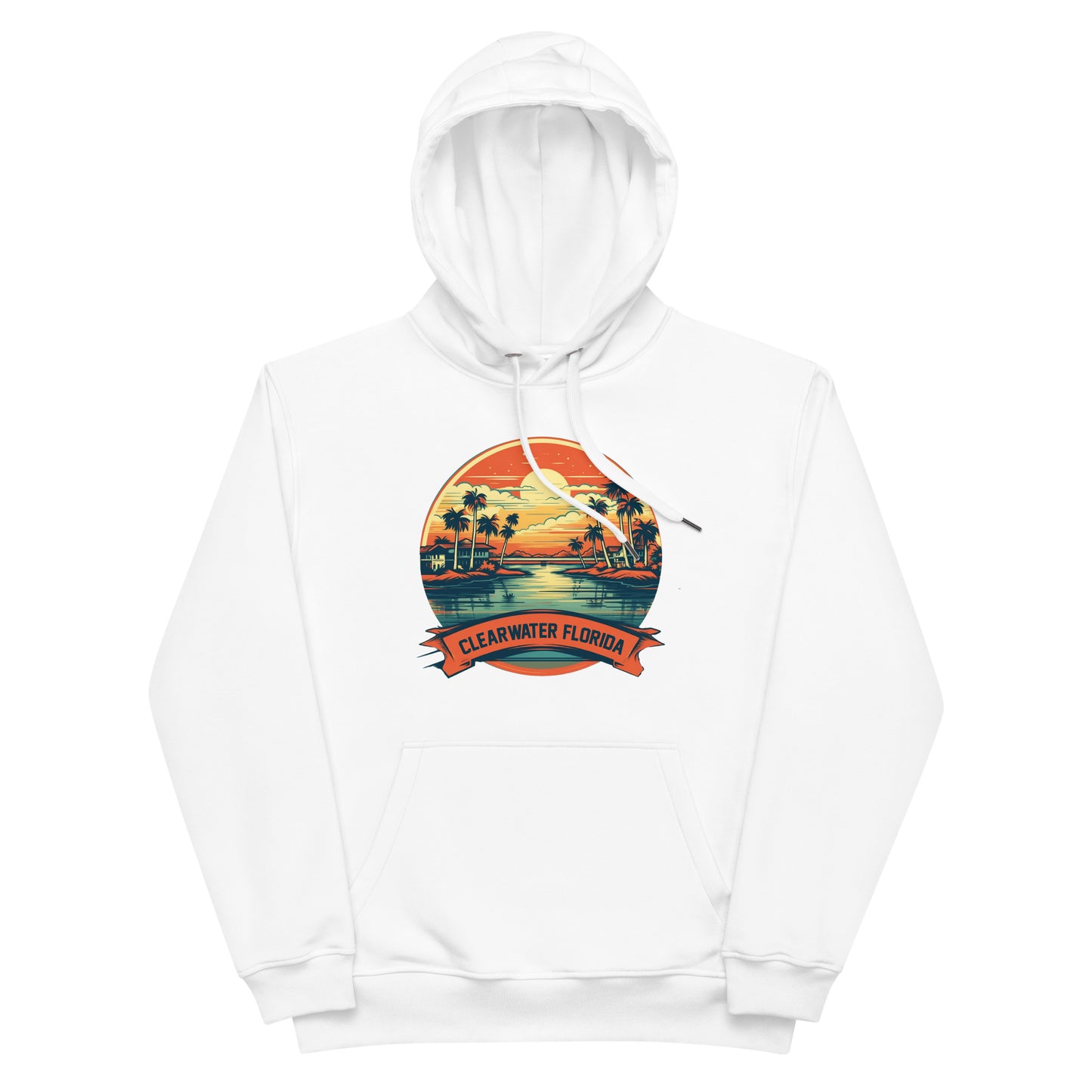 Clearwater Florida Souvenir Premium eco hoodie