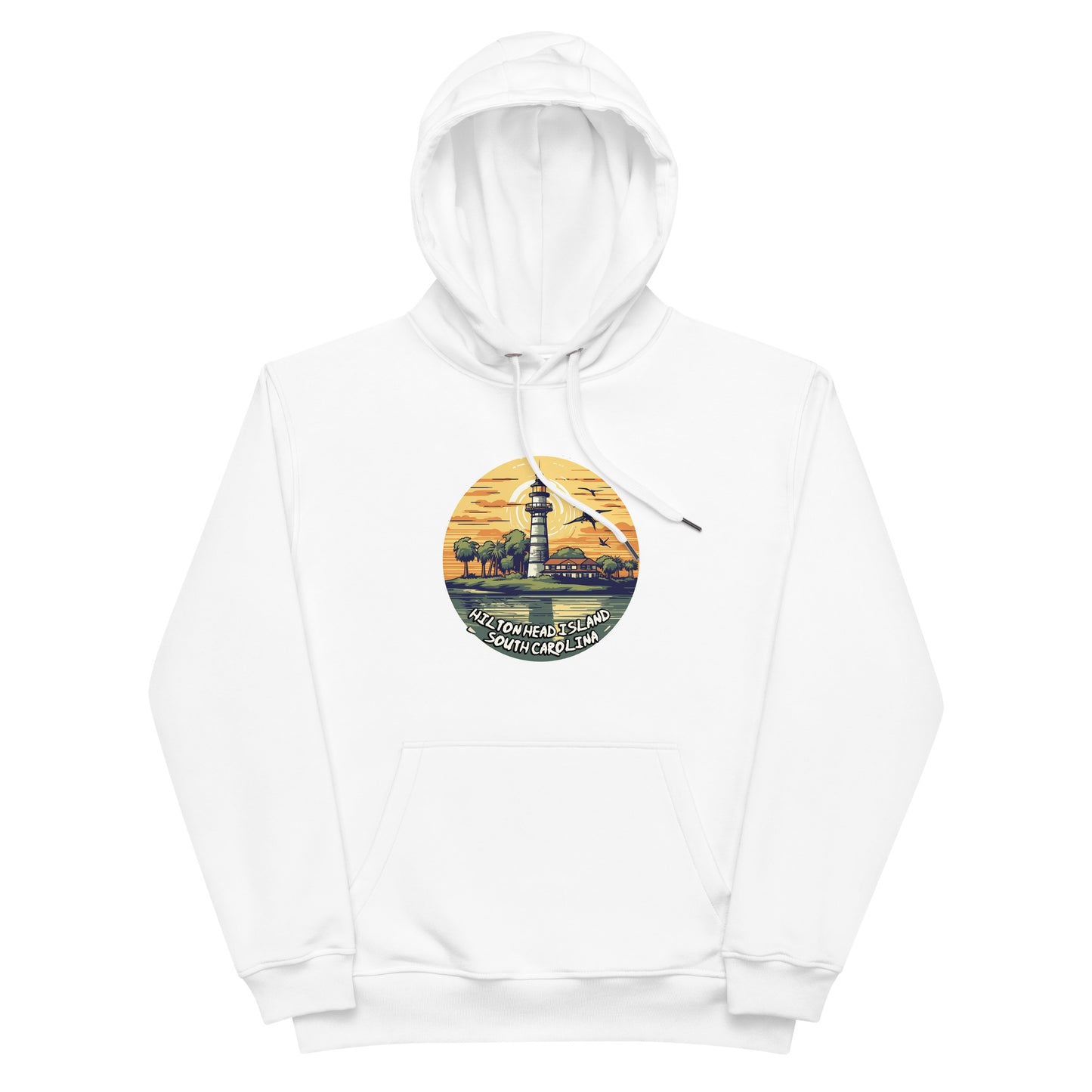 Hilton Head Island South Carolina Souvenir Premium eco hoodie