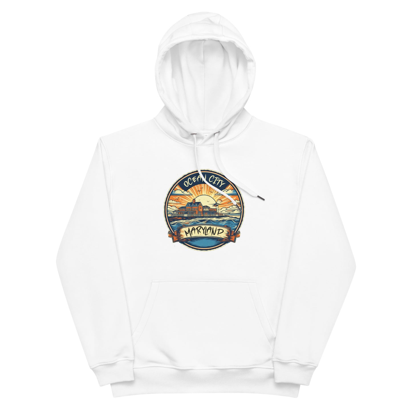 Ocean City Maryland Souvenir Premium eco hoodie