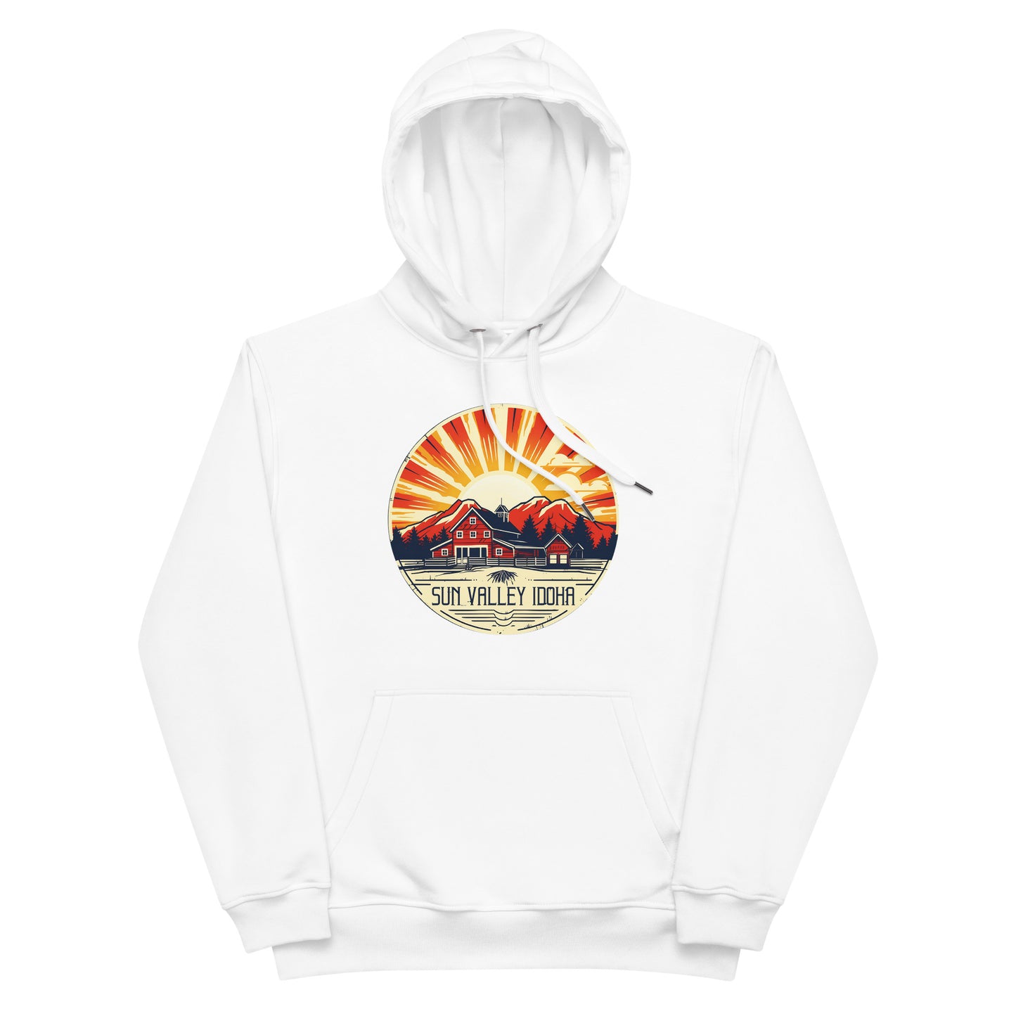 Sun Valley Idaho Souvenir Premium eco hoodie