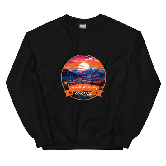 Steamboat Springs Colorado Souvenir Unisex Sweatshirt