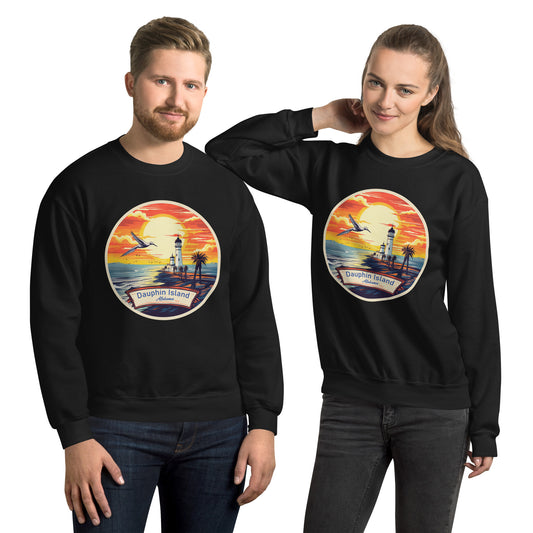 Dauphin Island Alabama Souvenir Unisex Sweatshirt