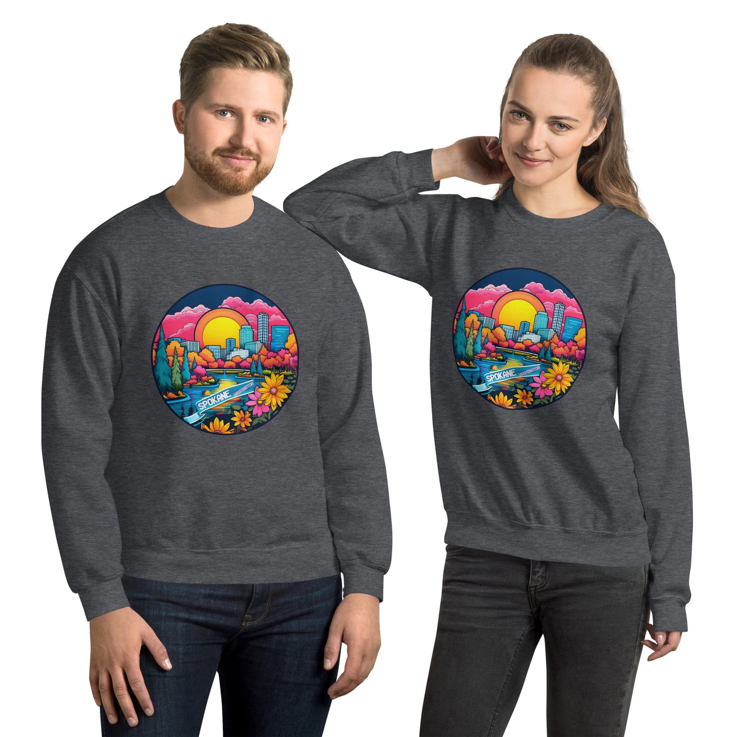 Spokane Washington Souvenir Unisex Sweatshirt