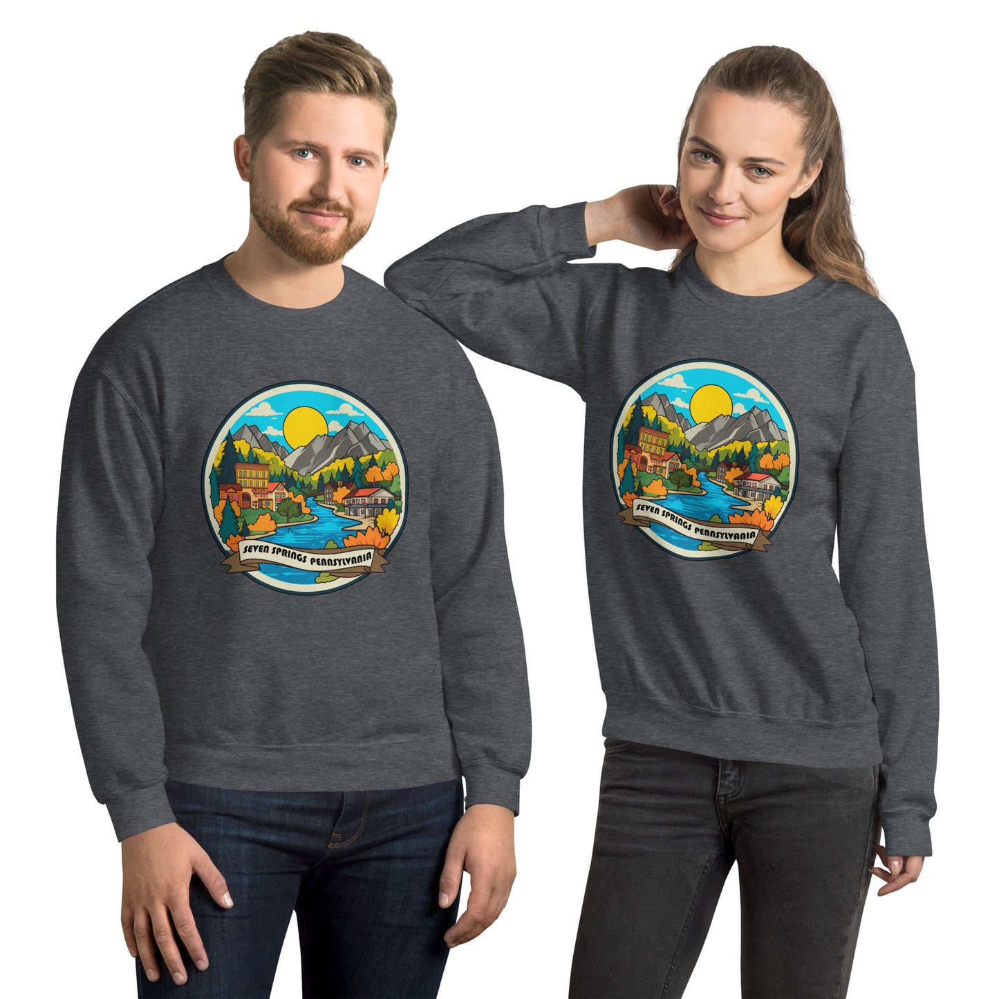 Seven Springs Pennsylvania Souvenir Unisex Sweatshirt