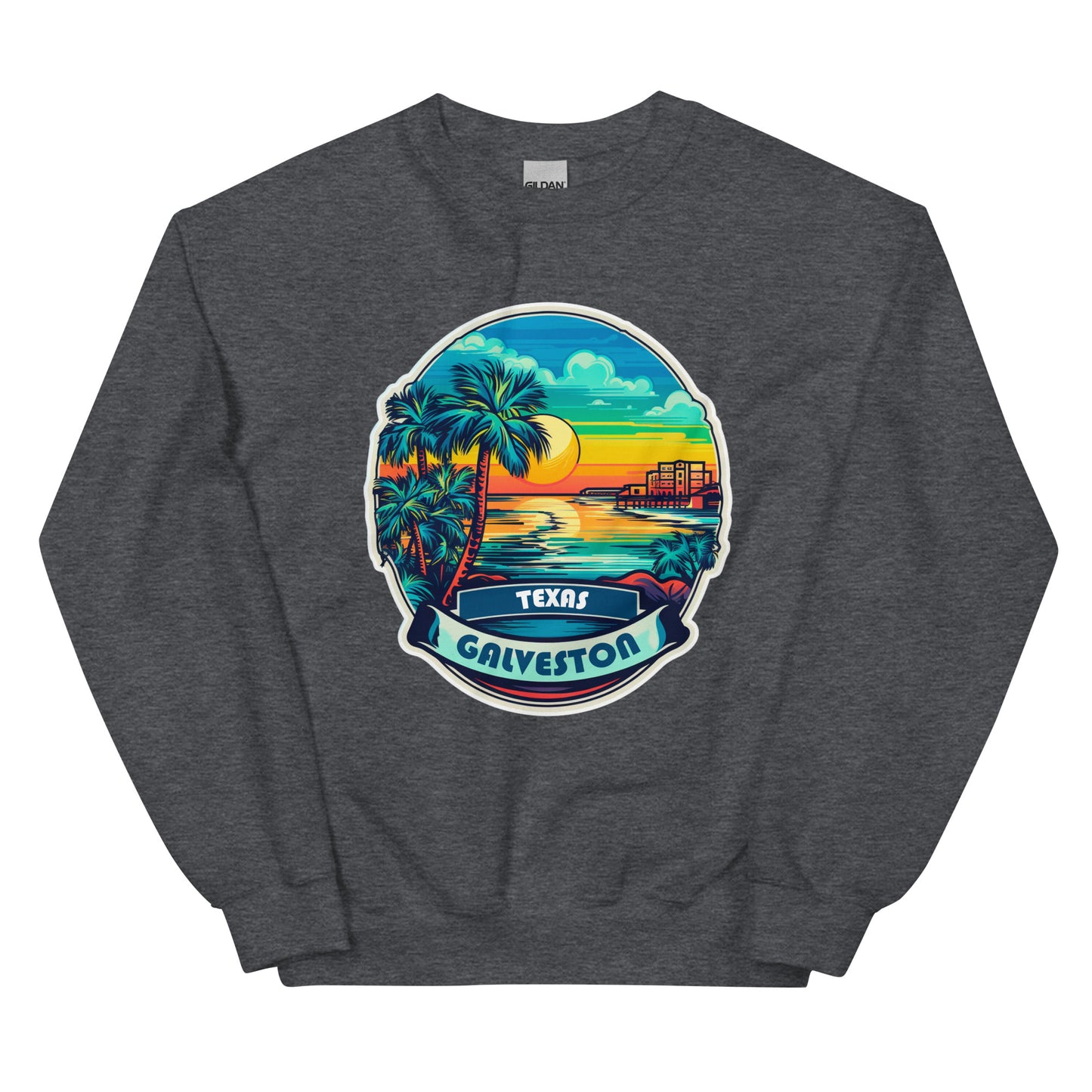 Galveston Texas Souvenir Unisex Sweatshirt