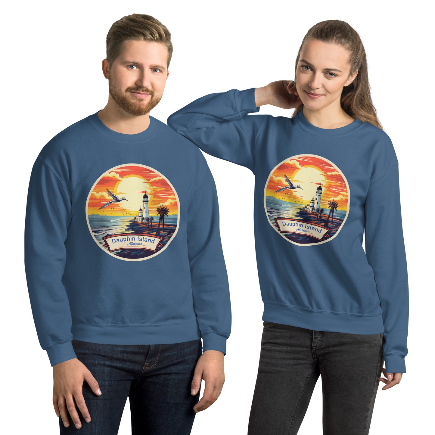 Dauphin Island Alabama Souvenir Unisex Sweatshirt