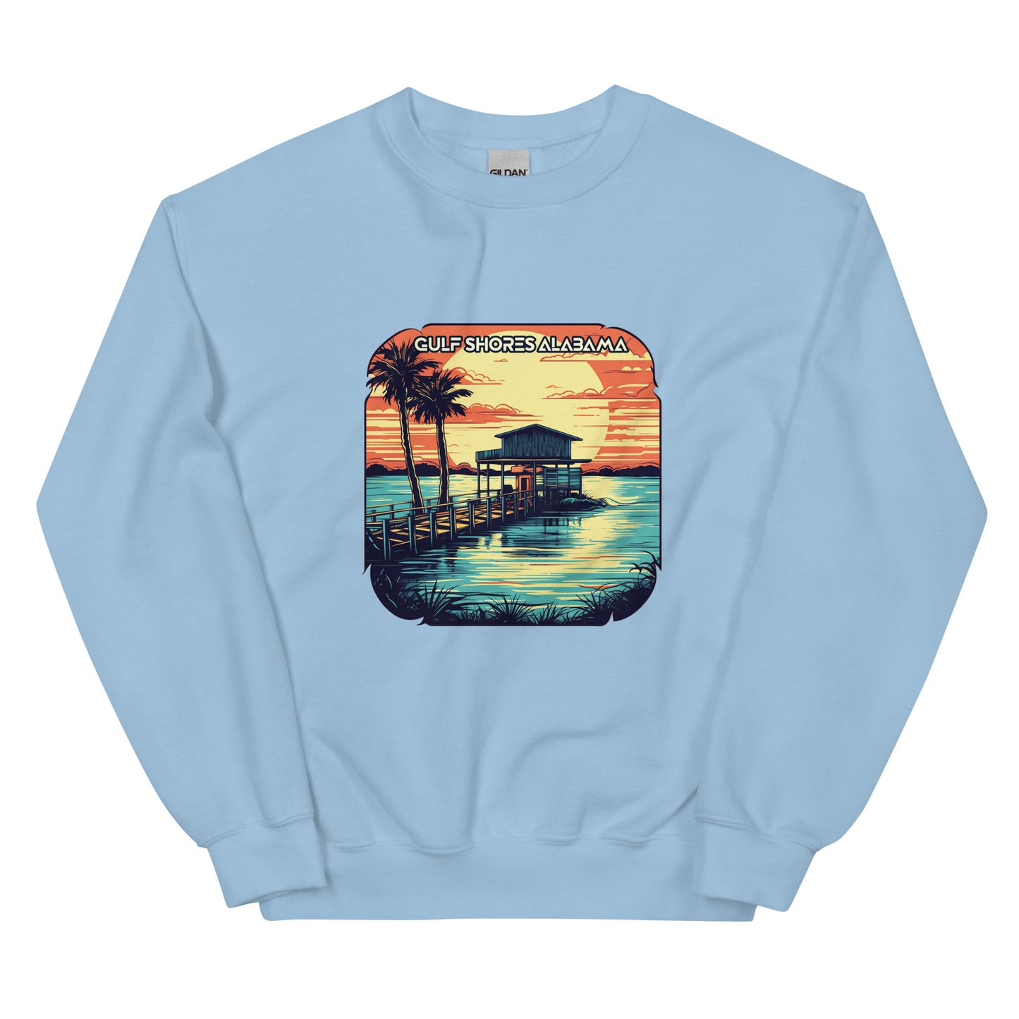 Gulf Shores Alabama Souvenir  Unisex Sweatshirt