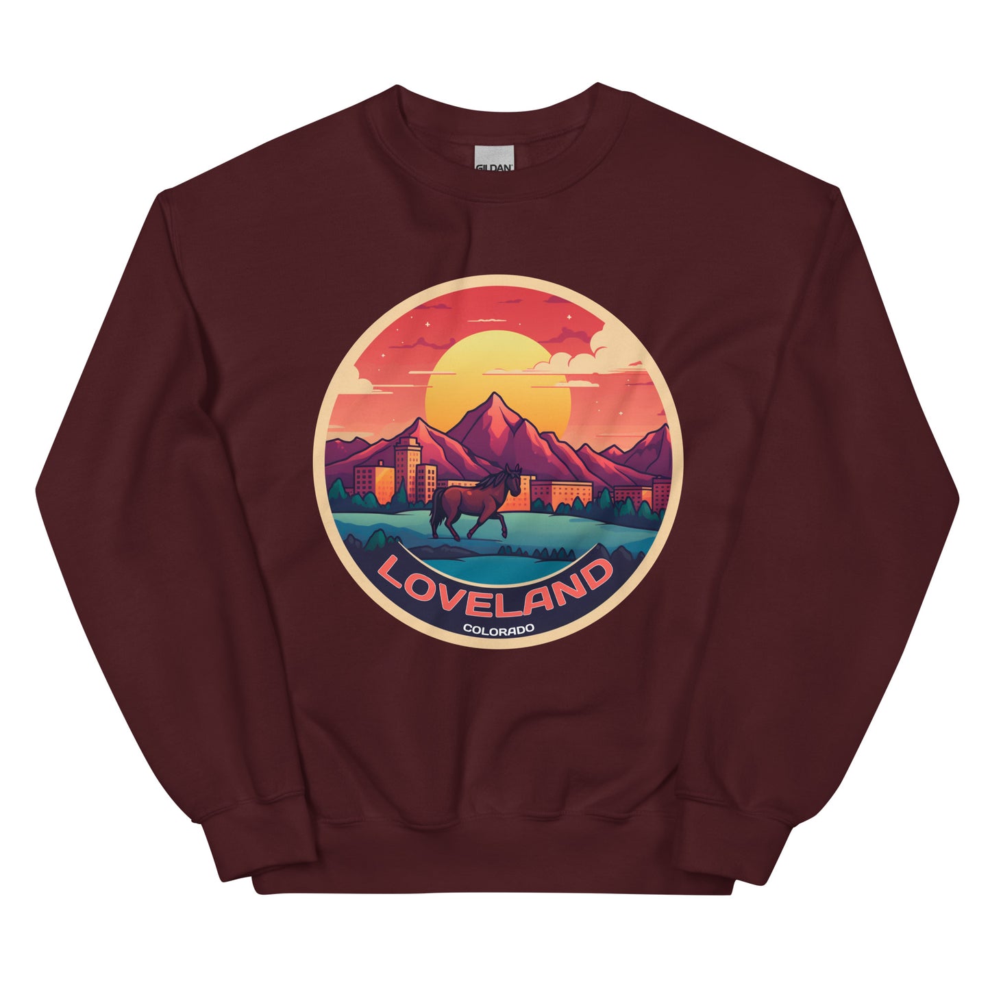 Loveland Colorado Souvenir Unisex Sweatshirt