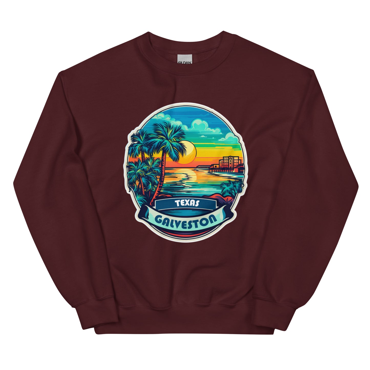 Galveston Texas Souvenir Unisex Sweatshirt