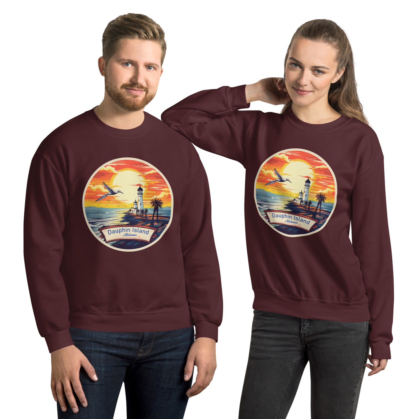 Dauphin Island Alabama Souvenir Unisex Sweatshirt