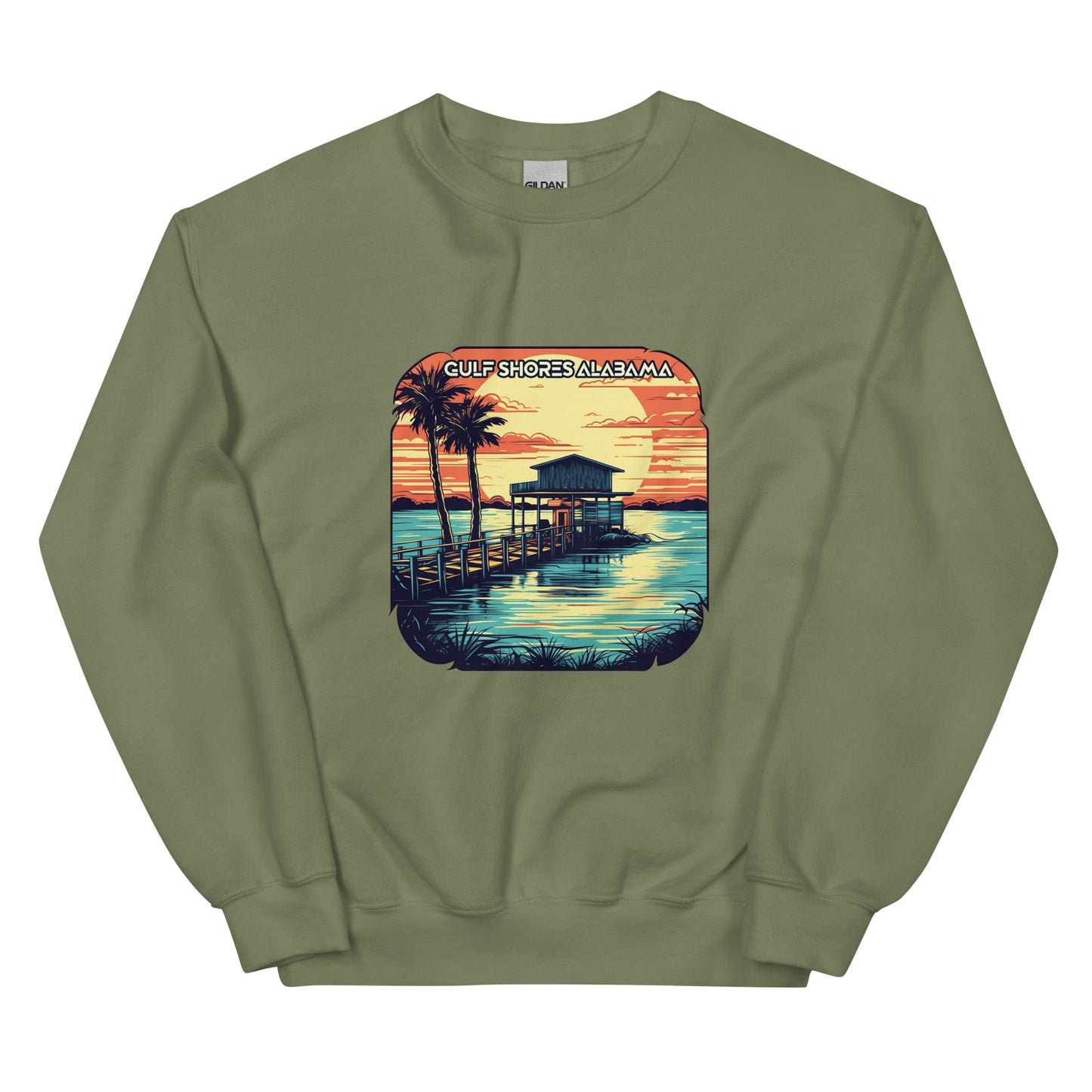 Gulf Shores Alabama Souvenir  Unisex Sweatshirt