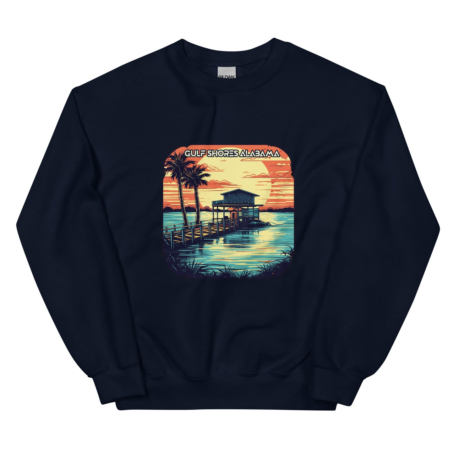 Gulf Shores Alabama Souvenir  Unisex Sweatshirt