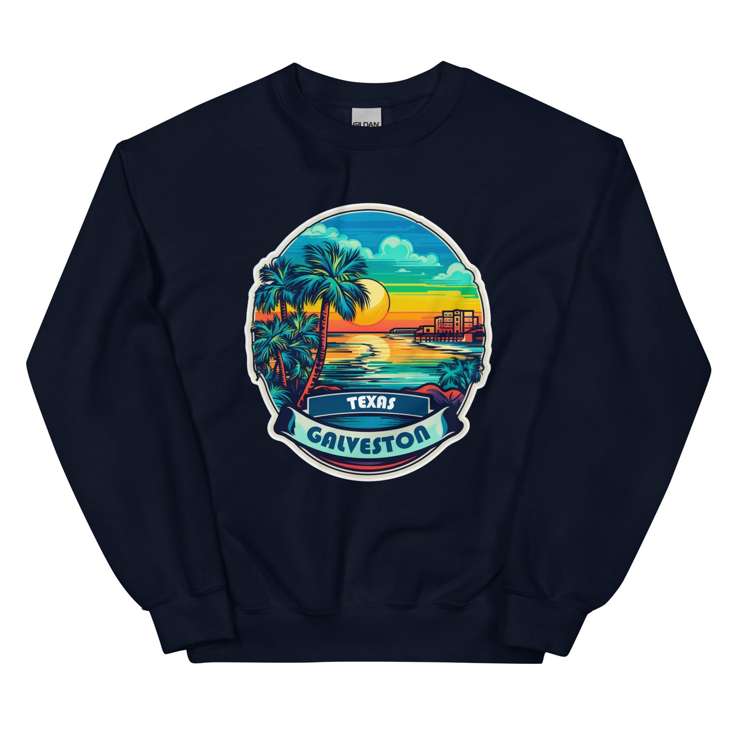 Galveston Texas Souvenir Unisex Sweatshirt