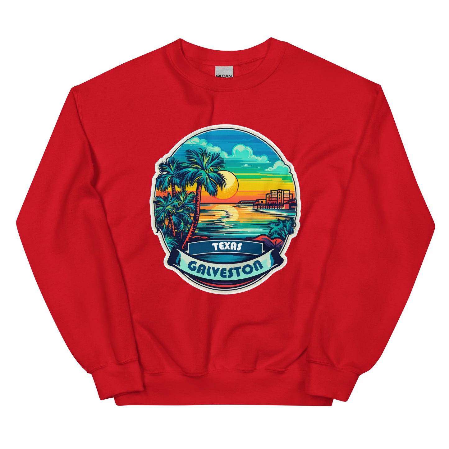 Galveston Texas Souvenir Unisex Sweatshirt