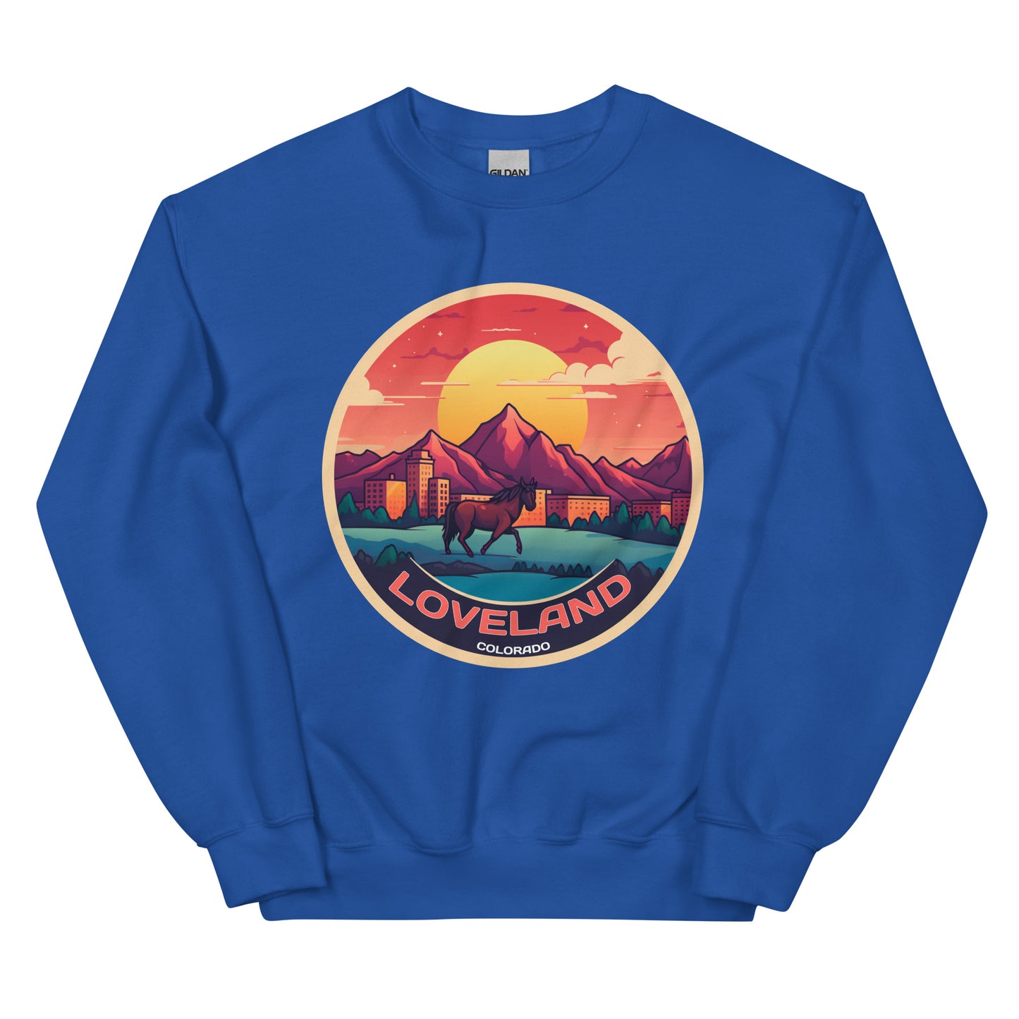 Loveland Colorado Souvenir Unisex Sweatshirt