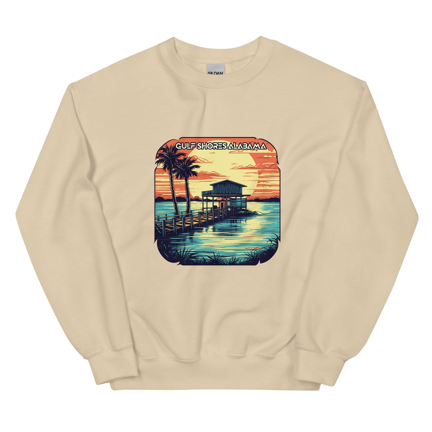 Gulf Shores Alabama Souvenir  Unisex Sweatshirt