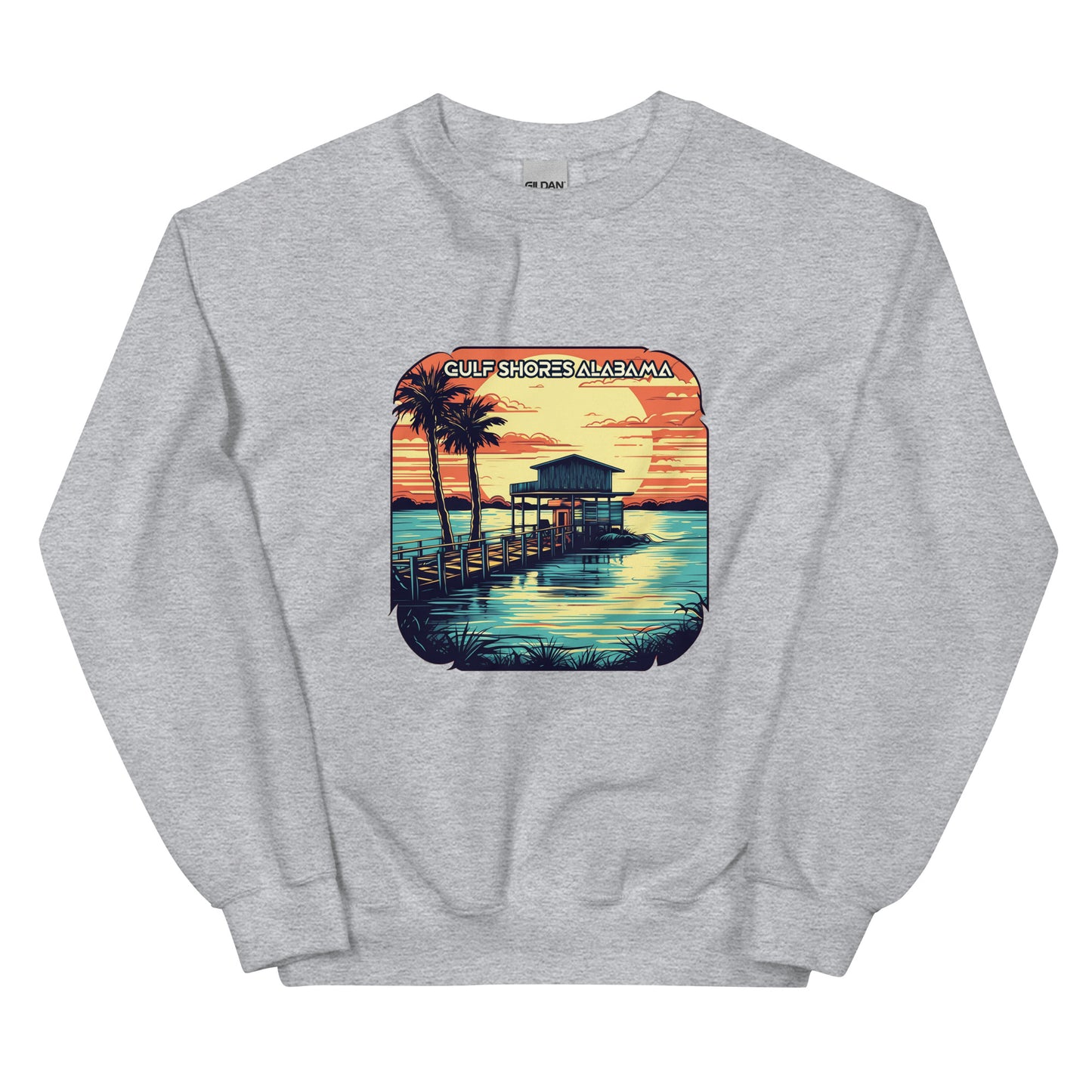 Gulf Shores Alabama Souvenir  Unisex Sweatshirt