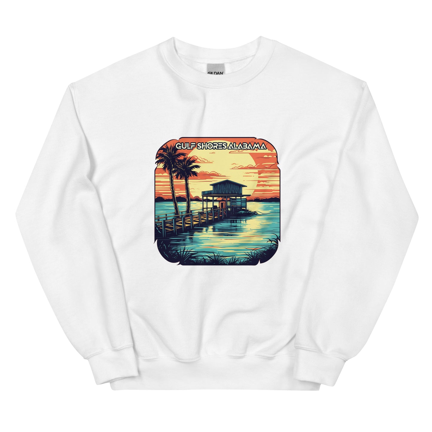 Gulf Shores Alabama Souvenir  Unisex Sweatshirt