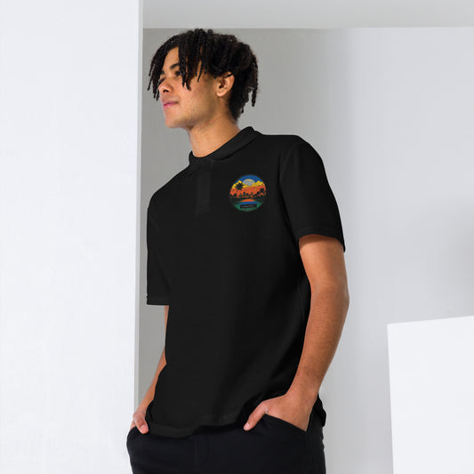 Honolulu Hawaii Souvenir Unisex pique polo shirt