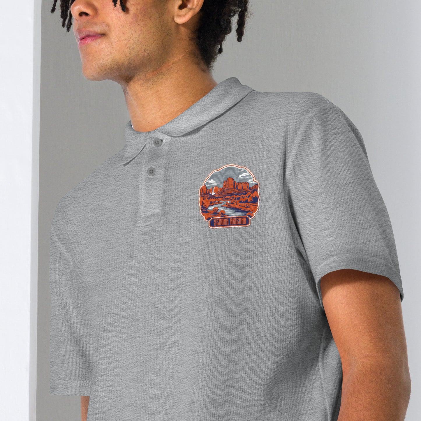 Sedona Arizona Souvenir Unisex pique polo shirt